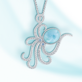 Caribbean Depths Octopus Necklace