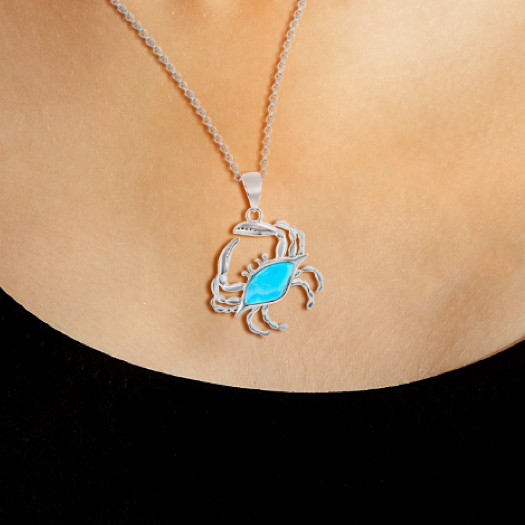 Coastal Guardian Crab Pendant