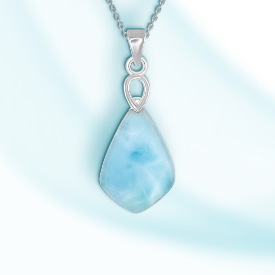 Azure Skies Larimar Pendant