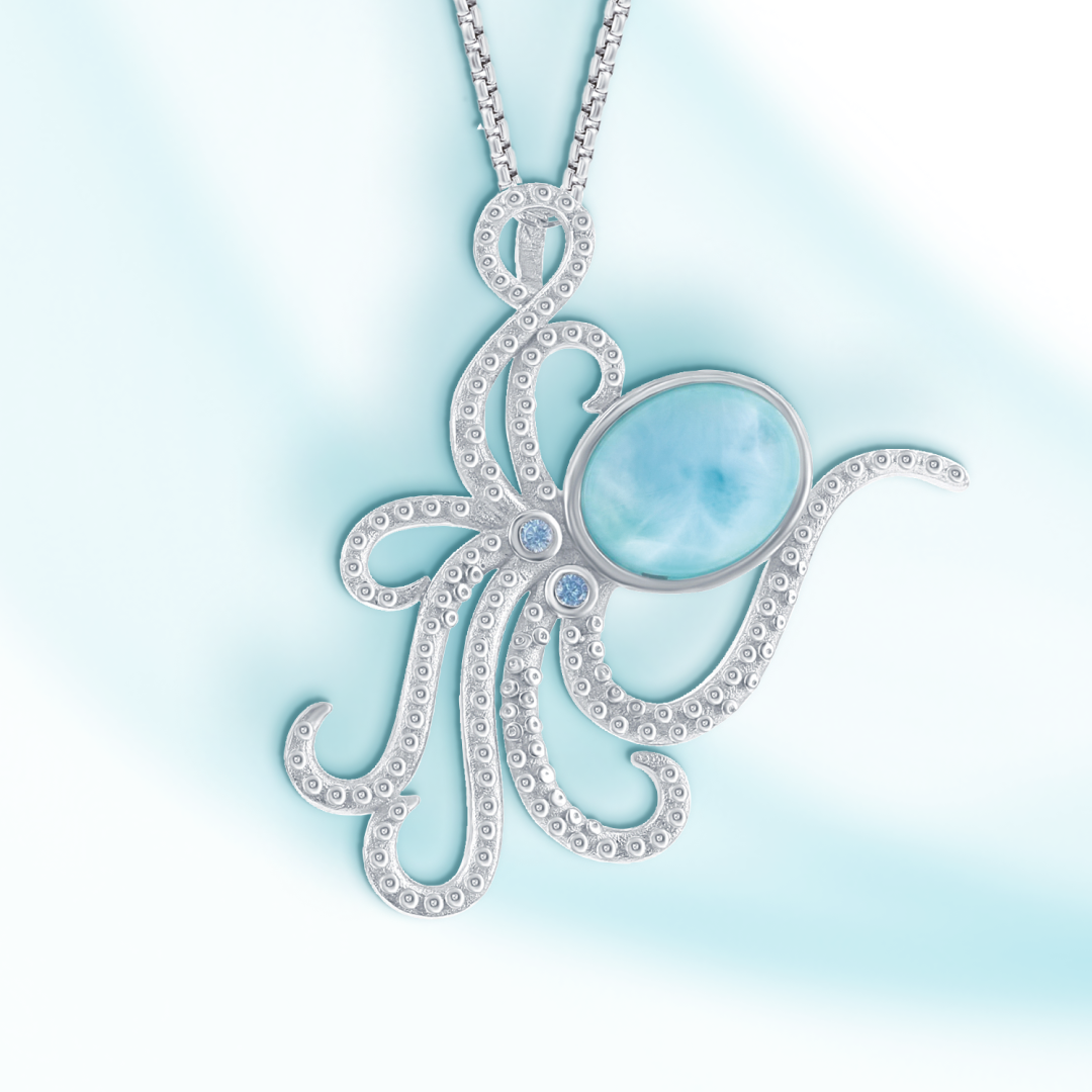 Caribbean Depths Octopus Pendant