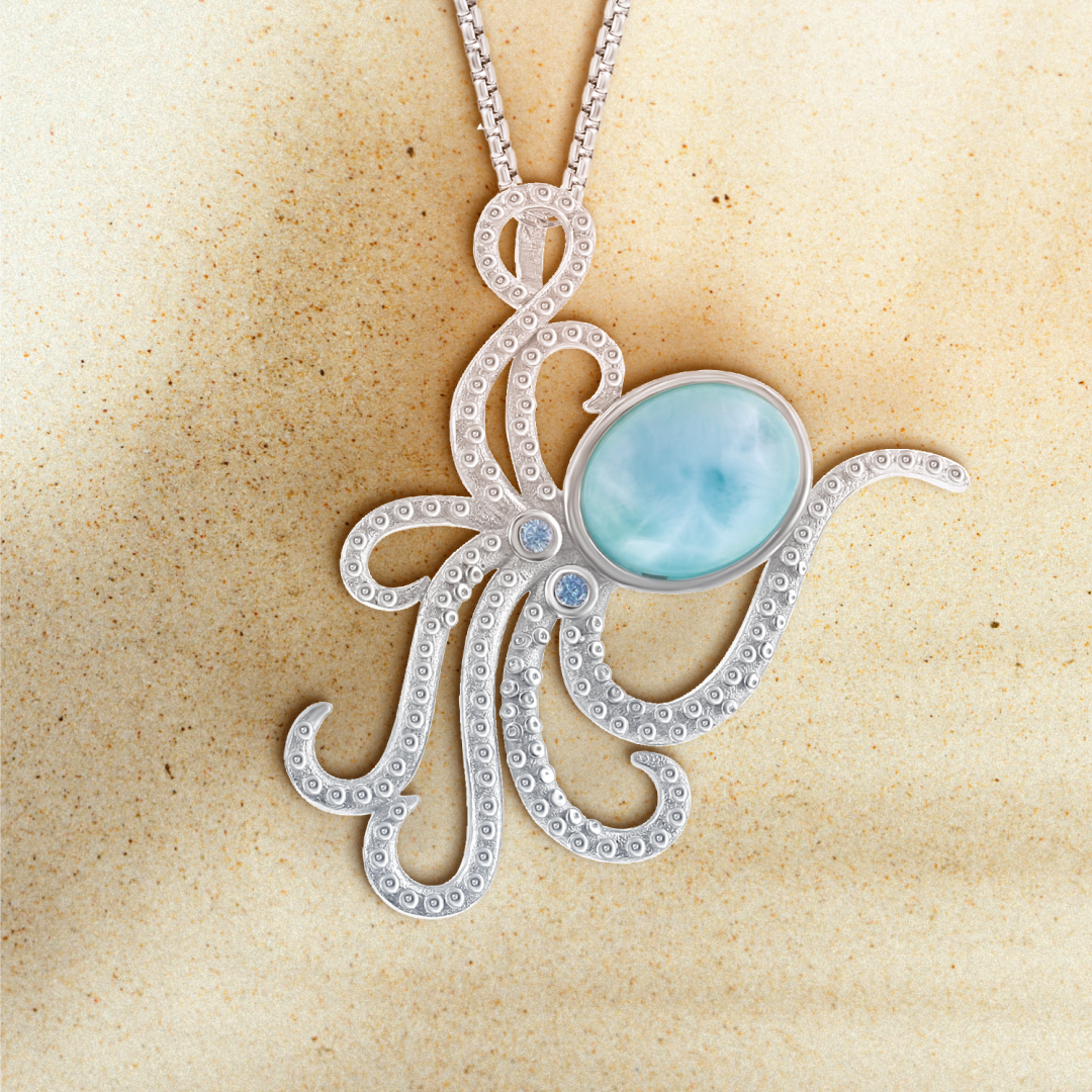 Caribbean Depths Octopus Pendant