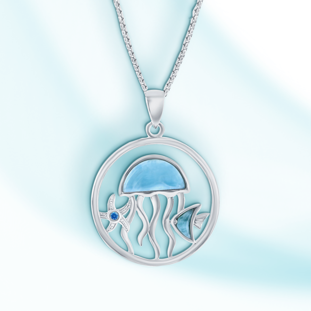 Drifting Dreams Jellyfish Pendant