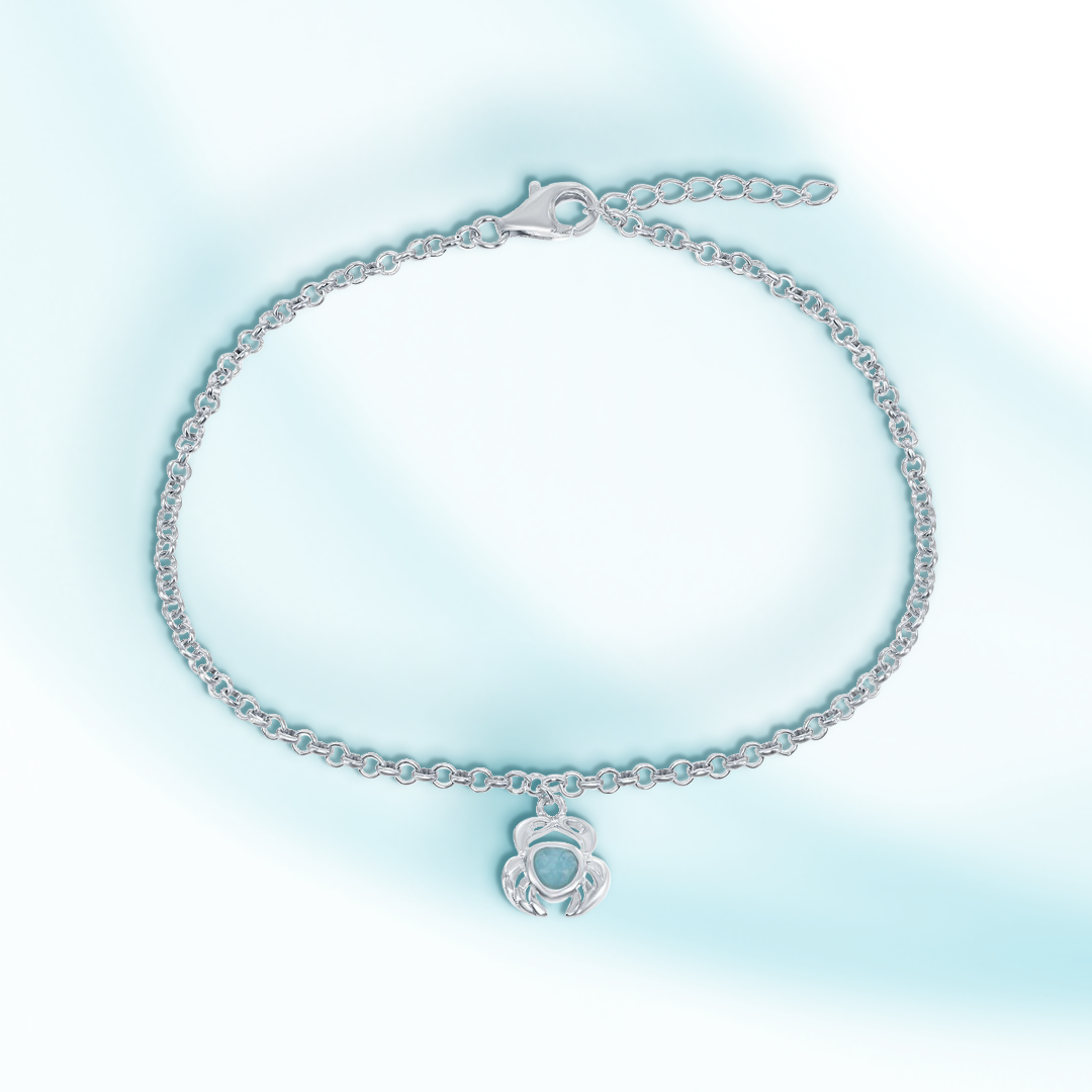 Coastal Whisper Crab Anklet