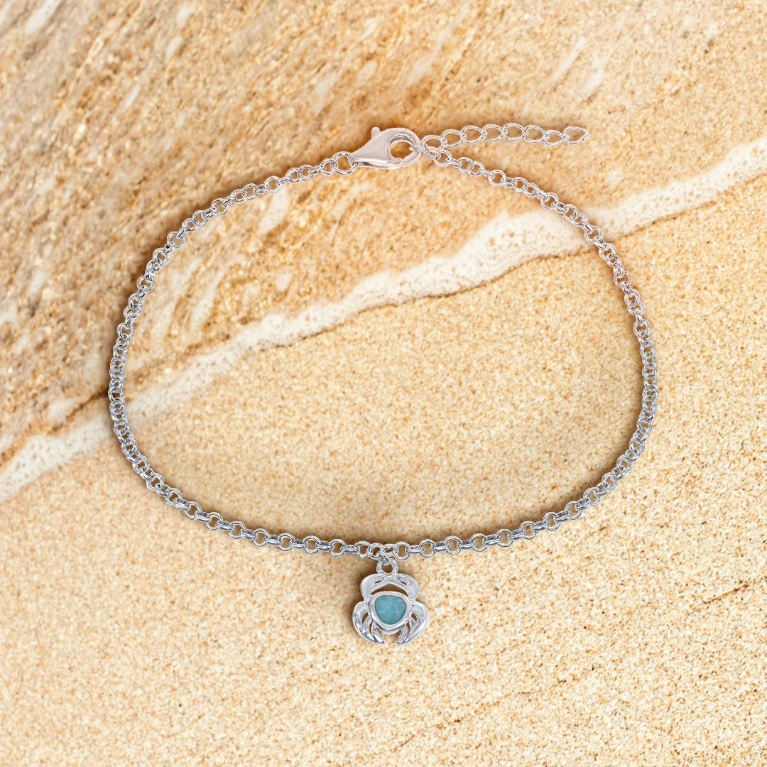 Coastal Whisper Crab Anklet