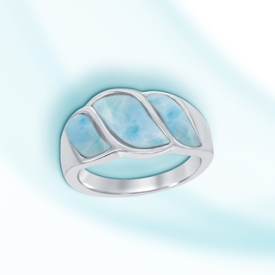 Caribbean Surf Trilogy Ring