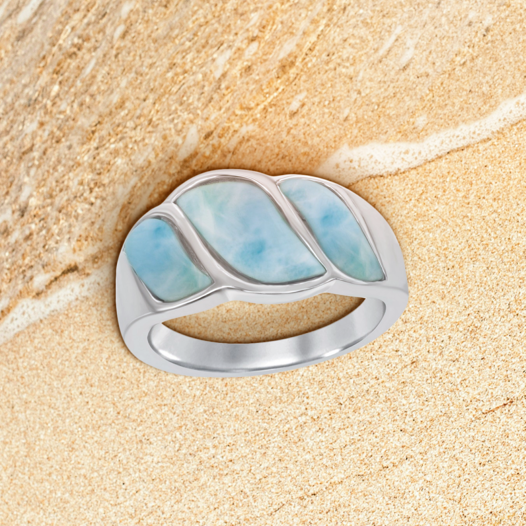 Caribbean Surf Trilogy Ring